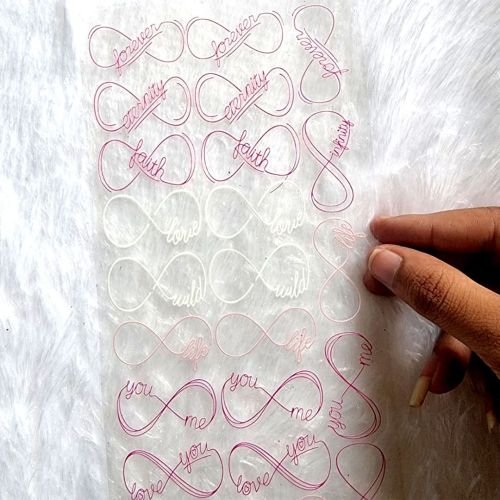Love Infinity UV DTF Stickers For Resinart hover