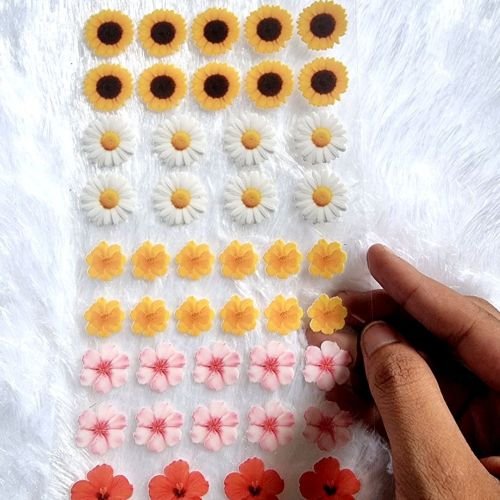 Mix Flower UV DTF Resin Sticker hover