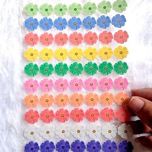 Multi-Colored Daisy Flower Stickers For Resinart hover