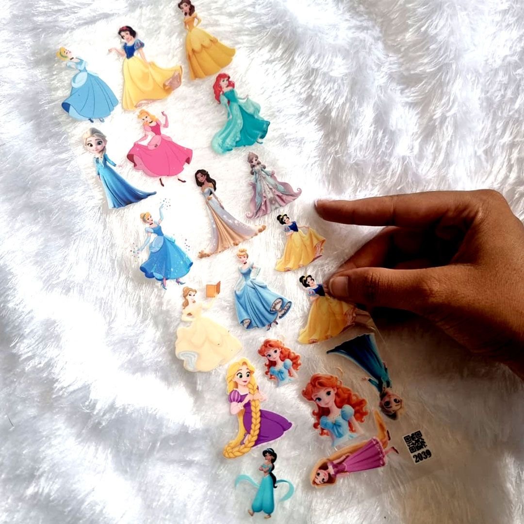 Princess Collection  UV DTF Transfer Sticker
