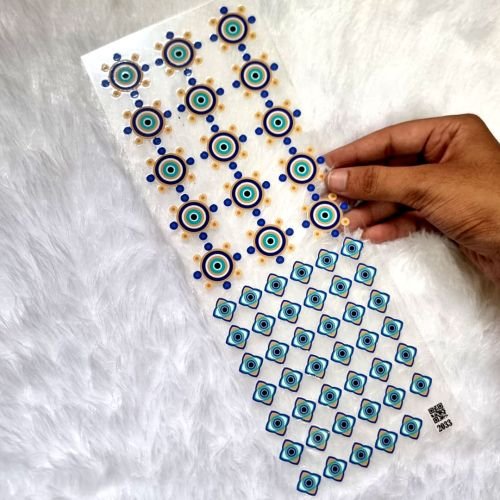 Protective Evil Eye UV DTF Sticker For Resin Art