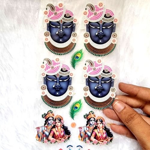 Radhe Krishna UV DTF Sticker For Resin Art hover