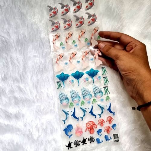 See Animals UV DTF Sticker For Resin Art