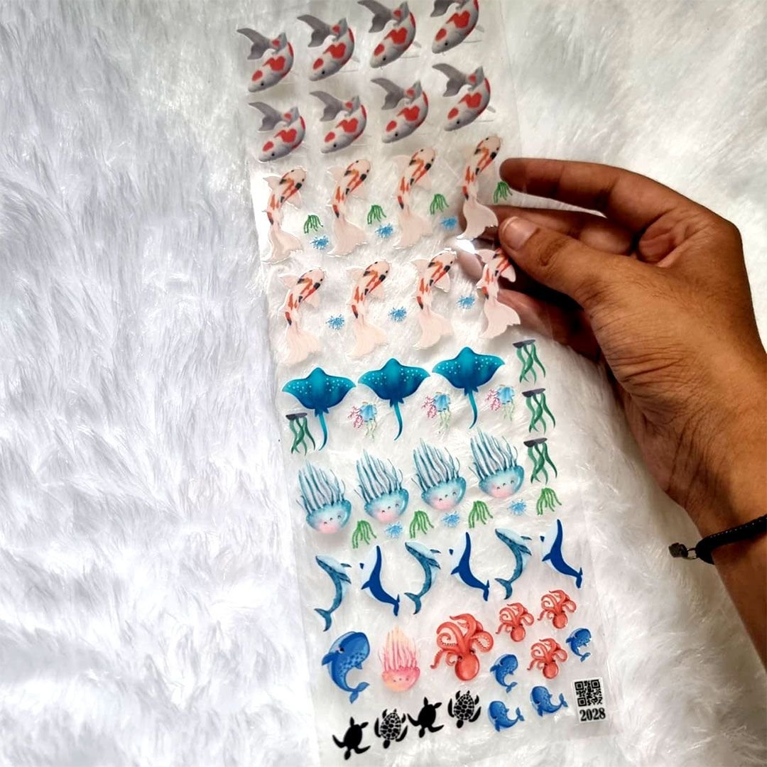 See Animals UV DTF Sticker For Resin Art