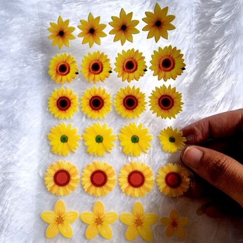 Sunflower UV DTF Sticker For Resin Art hover