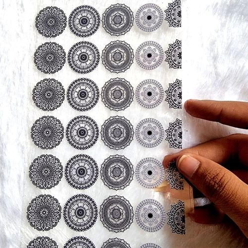 Mandala Pack Design UV DTF Stickers For Resinart hover