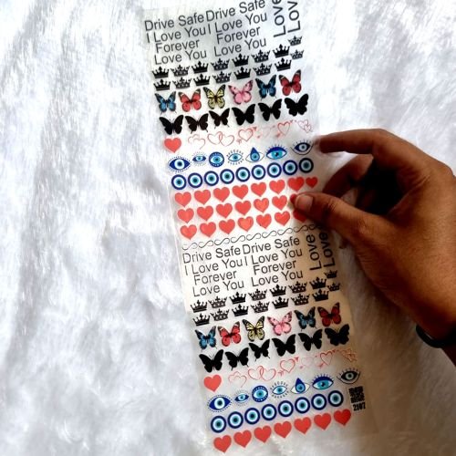 Mix Design UV DTF Sticker Sheet For Resinart