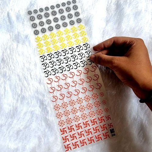 Religious Symbols UV DTF Sticker Sheet For Resin Art
