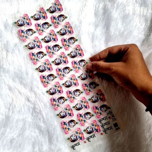 Shree Krishna JI UV DTF Sticker Sheet