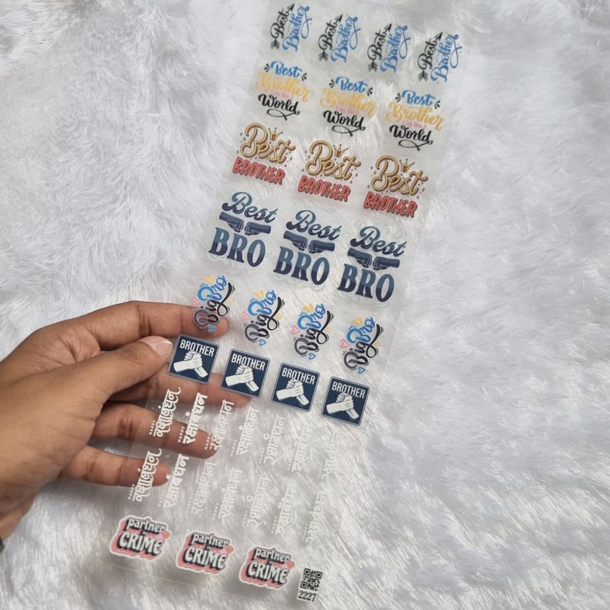 Best Bro Quotes UV DTF Decal Pack