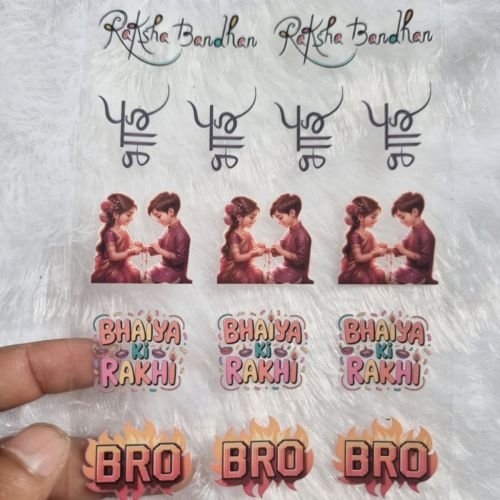 Rakhi Festival UV DTF Decals For Resin Projects hover