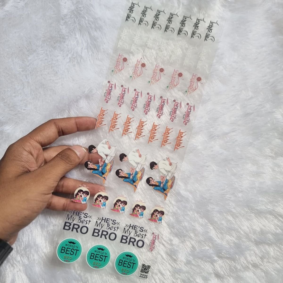 Sibling Love UV DTF Sticker Sheet For Resin Art