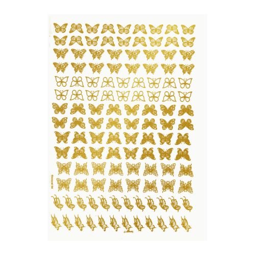 Butterfly Golden Embossed Insert Sheet A4 For Resin Art (TR809)