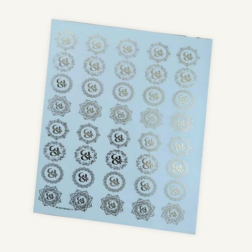 Decorative Om Medallions Golden Embossed Insert Sheet A4 For Resin Art (TR442) hover