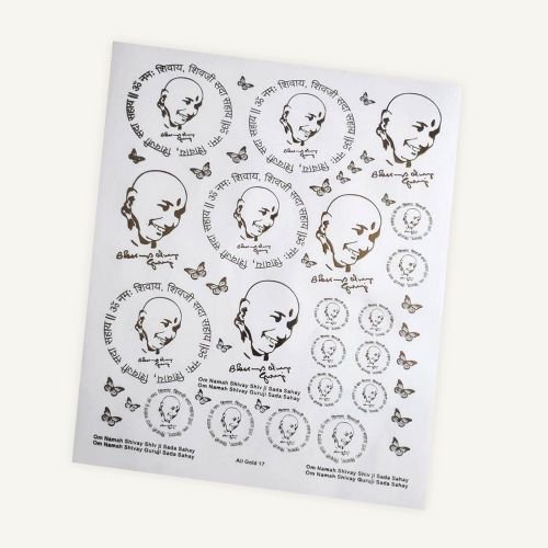 Spiritual Portraits & Mantra Golden Embossed Insert Sheet A4 For Resin Art (TR799) hover