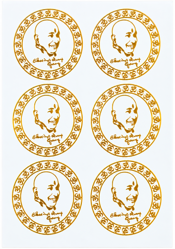 Spiritual Portrait Medallions Golden Embossed Insert Sheet A4 For Resin Art (TR798)